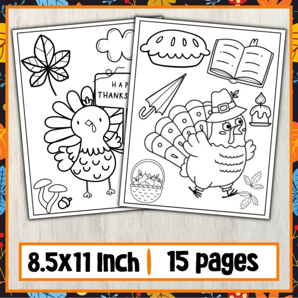 Thanksgiving Turkey coloring pages | October Fall Activities pumpkin ...