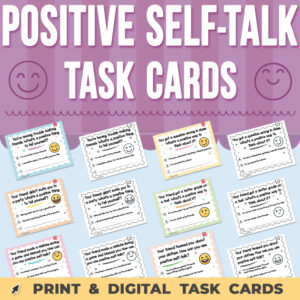 Positive Self-Talk Task Cards
