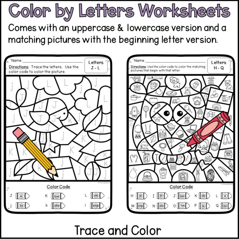 Fall Coloring Pages- Color by Letters, numbers, and sight words | Made ...