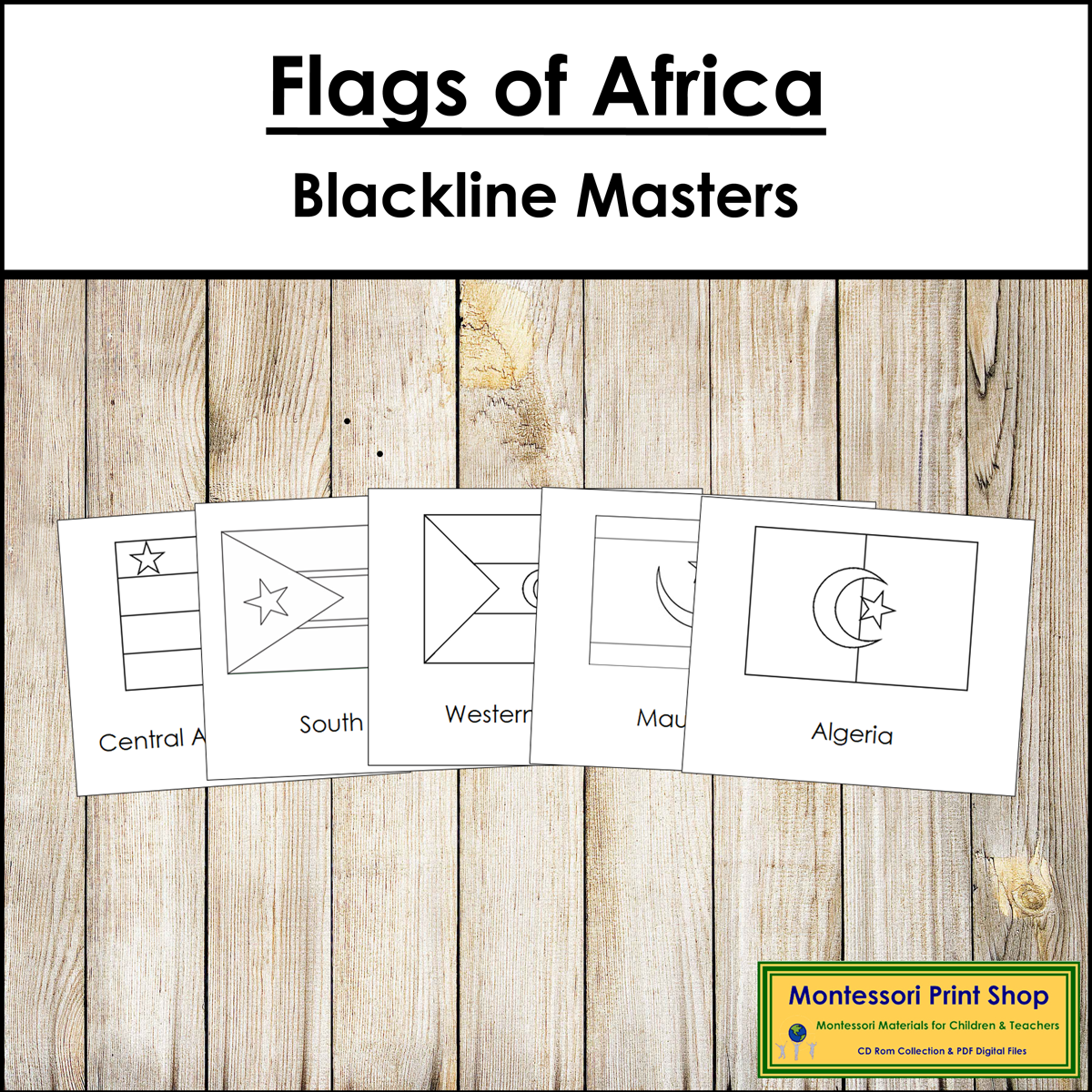 Flags of Africa Blackline Masters - Geography