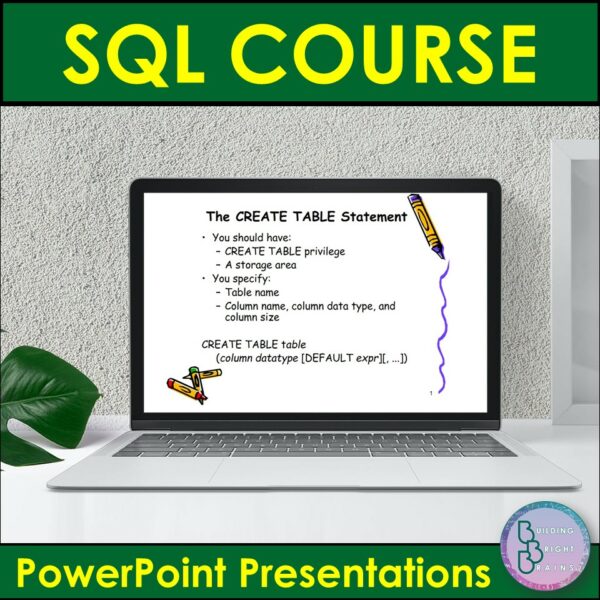 SQL Course | 13 PowerPoint Lessons for Structured Query Language - Made ...
