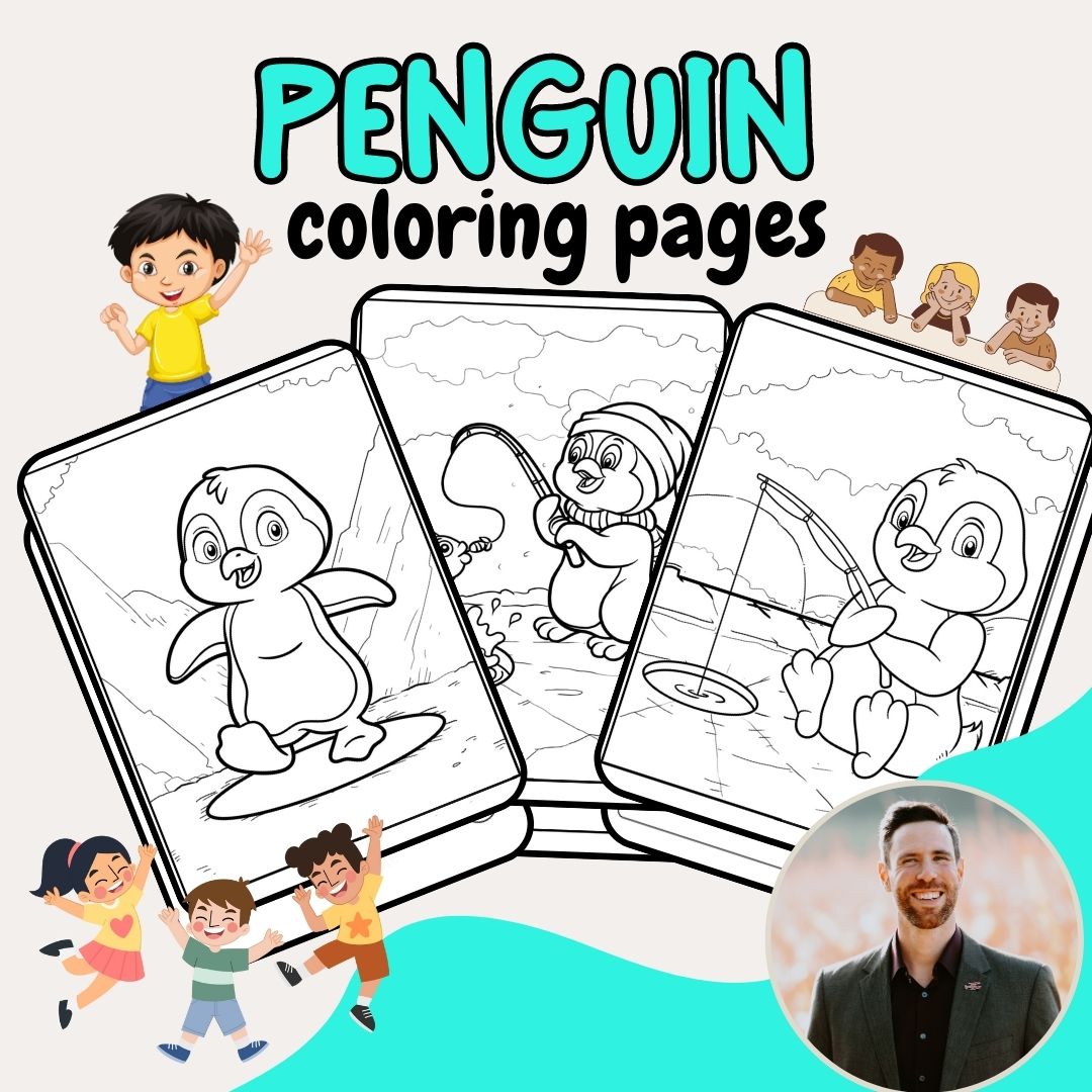 Penguin Coloring Pages for Kids of All Ages: Fun and Educational Activities