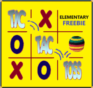 Tic Tac Toss Elementary Freebie