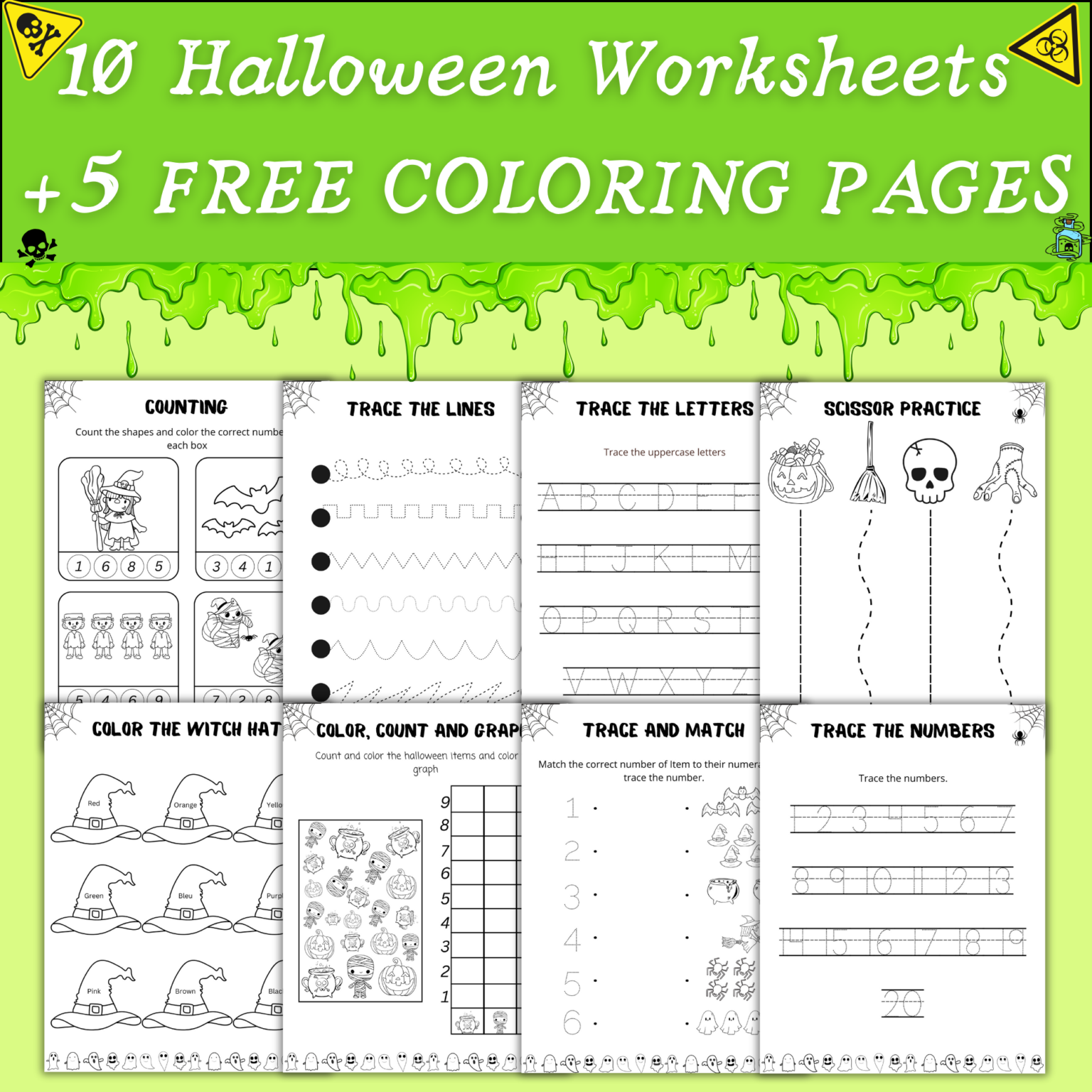 Halloween Tracing Alphabet,Halloween Handwriting Numbers,FREE Octobre ...