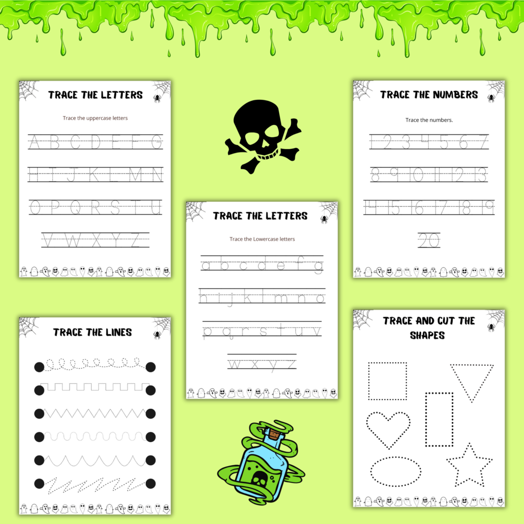 Halloween Tracing Alphabet,Halloween Handwriting Numbers,FREE Octobre ...