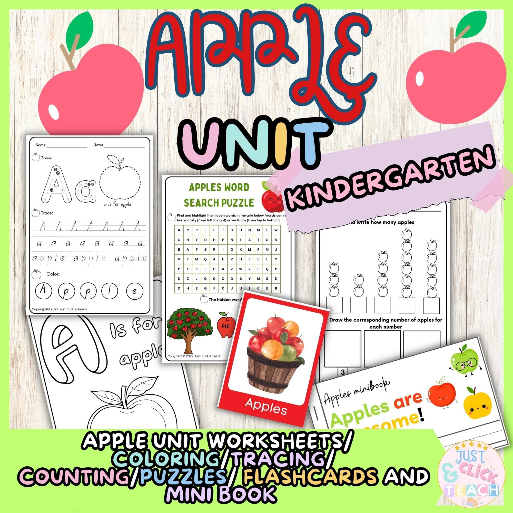 Apple Unit activities All About Apples Activities Apple Unit worksheets