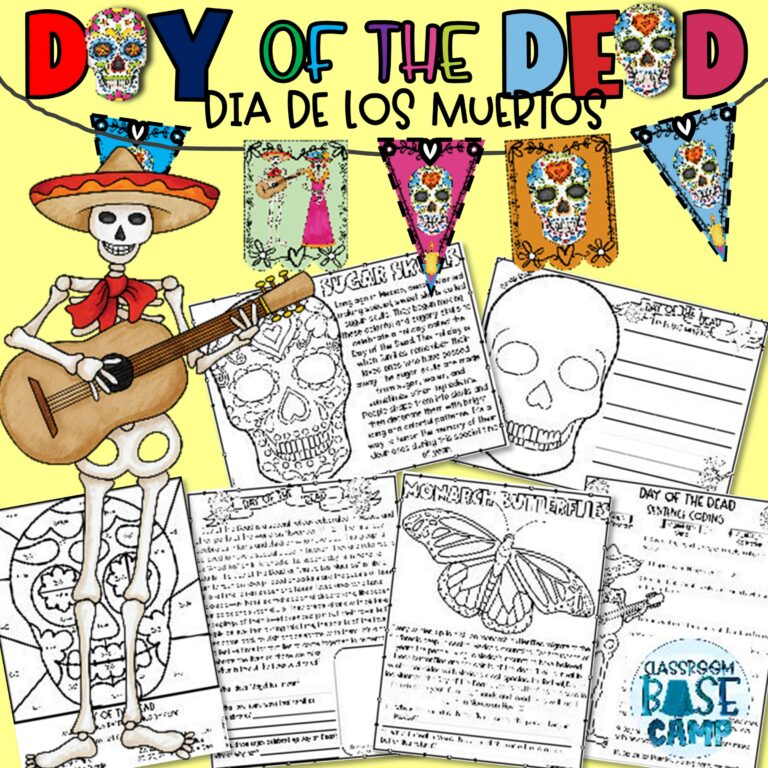 Day of the Dead - Dia De Los Muertos Activities and Bulletin Board ...