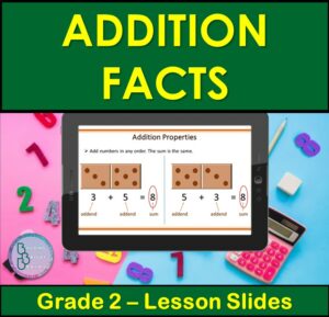 Addition Facts | PowerPoint Lesson Slides for 2nd Grade - Made By Teachers