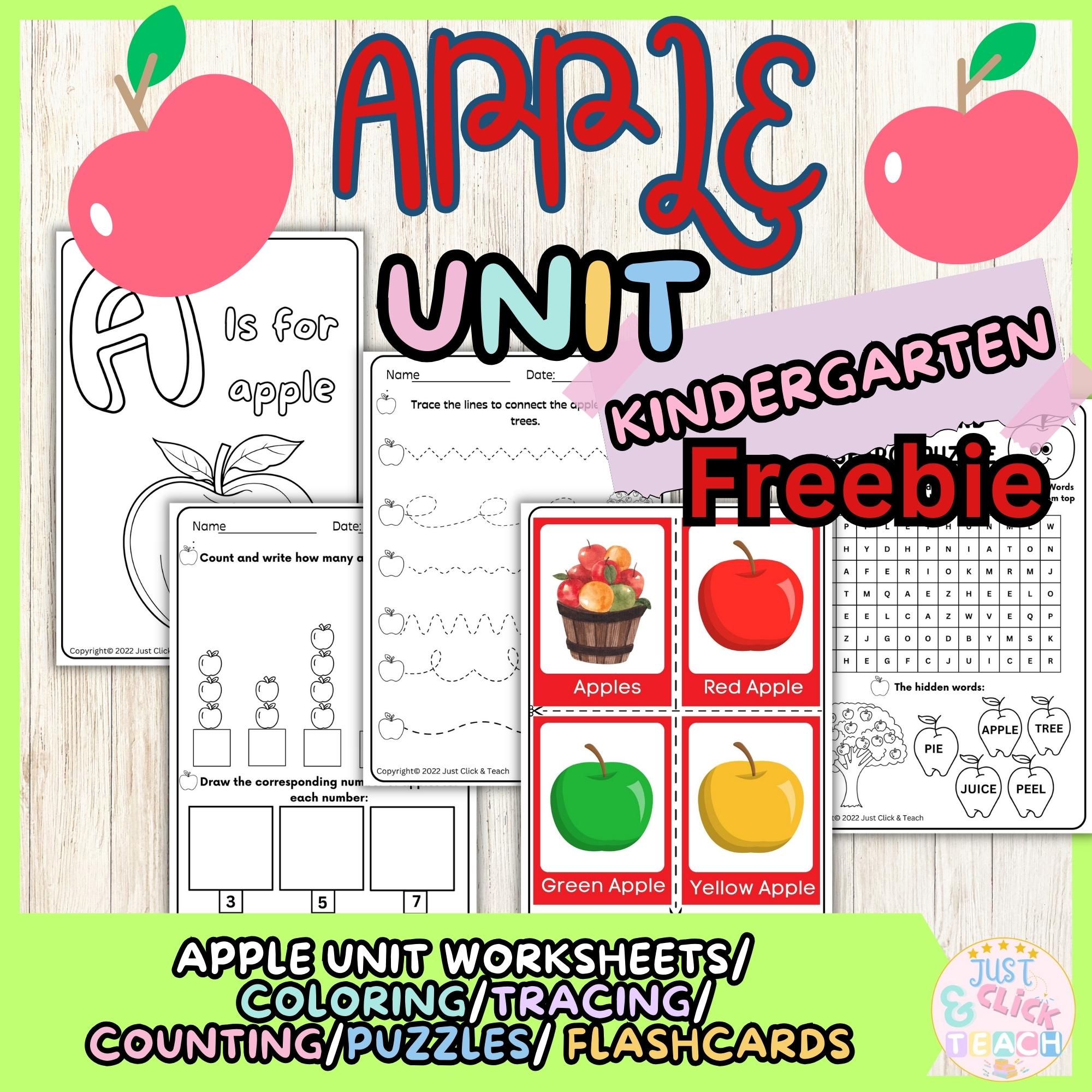 Free Apple Unit activities All About Apples Activities Apple Unit worksheets
