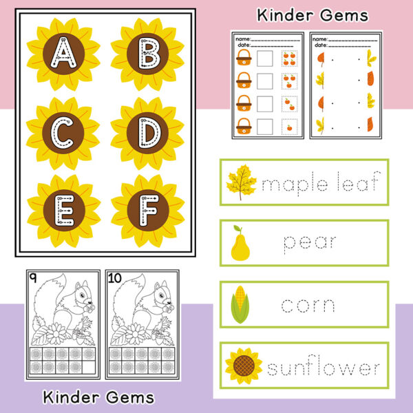 Happy Autumn Activity Book | Fall Busy Book | Preschool | Kindergarten ...