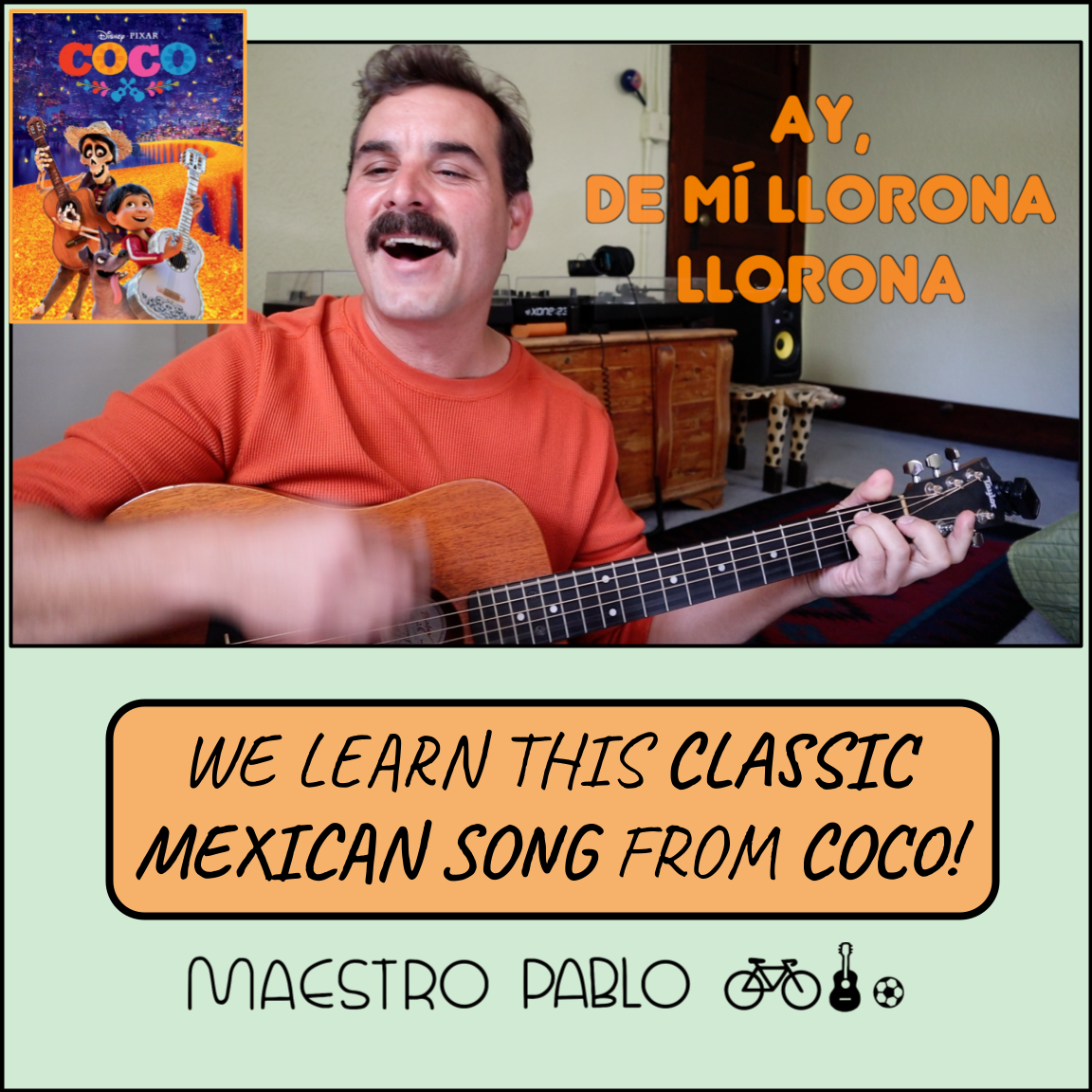 La Llorona (Coco) Día de los muertos Sing Along Video Song/ Printable Worksheets