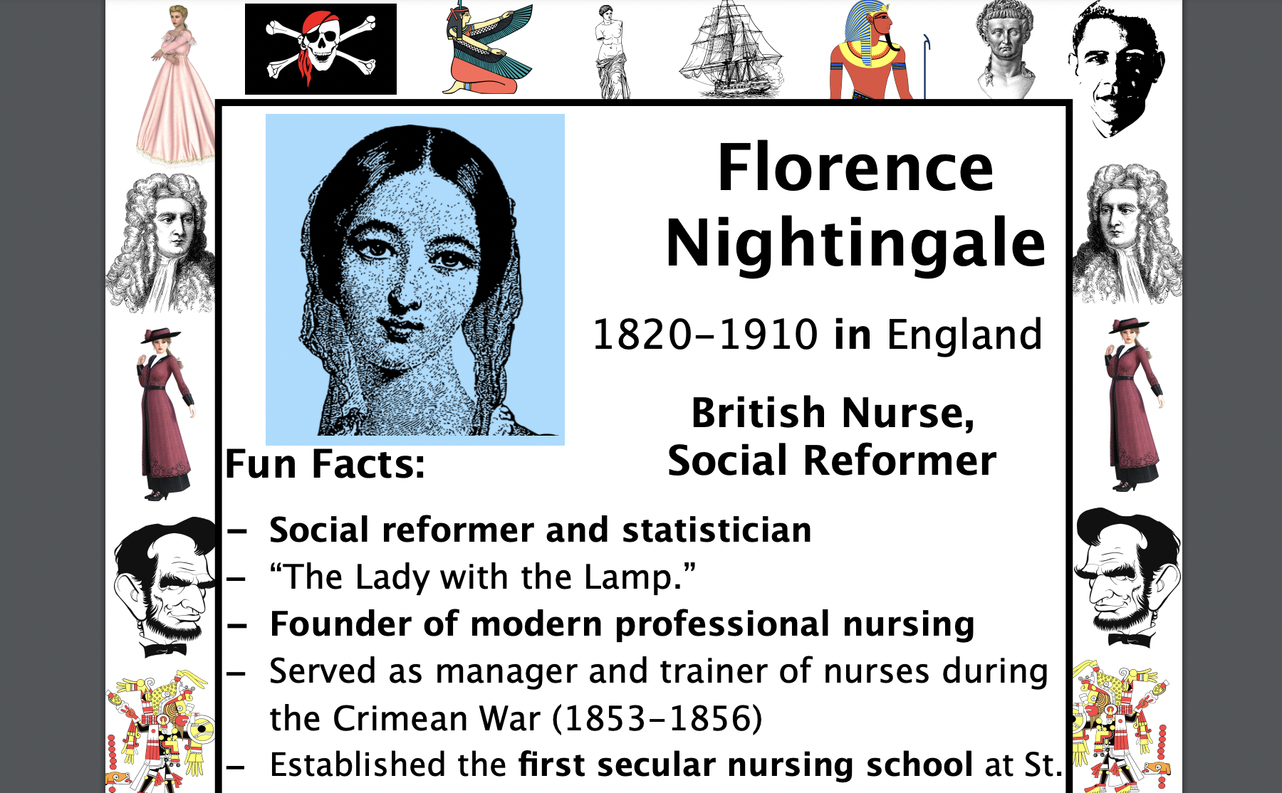 Florence Nightingale PACKET & ACTIVITIES, Important Historical Figures Series