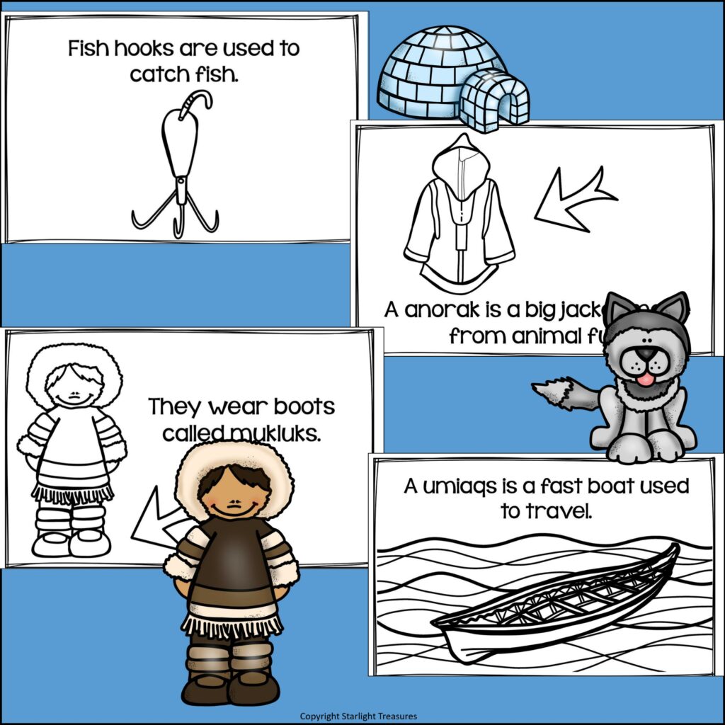 Printable Inuit Tribe Inuit Tribe Mini Book for Early Readers - Native American Activities ...
