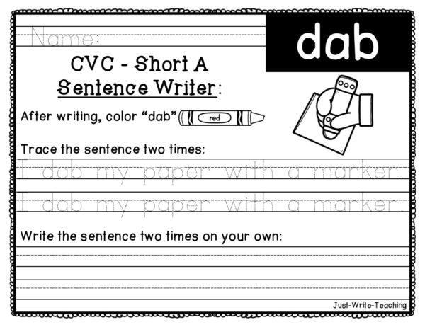 Reading Fluency Builders - CVC Short A - FREEBIE - Made By Teachers