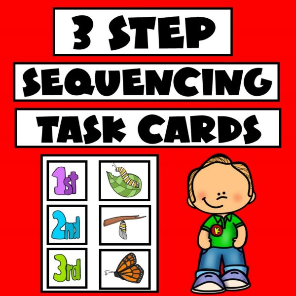 3 Step Sequencing Task Cards - Made By Teachers