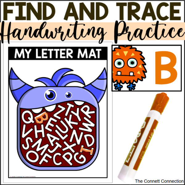 Monster Letter and Number Seek and Find Mats | Made By Teachers