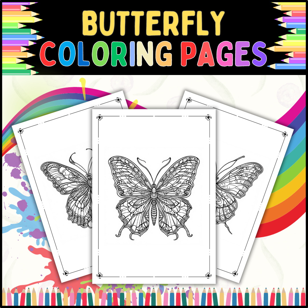 Butterfly Coloring Pages: Fun and Educational for Kids of All Ages!