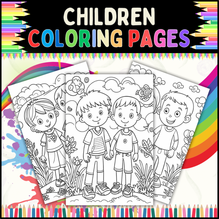 children Coloring pages: Fun and Creative Coloring Pages for Kids of ...