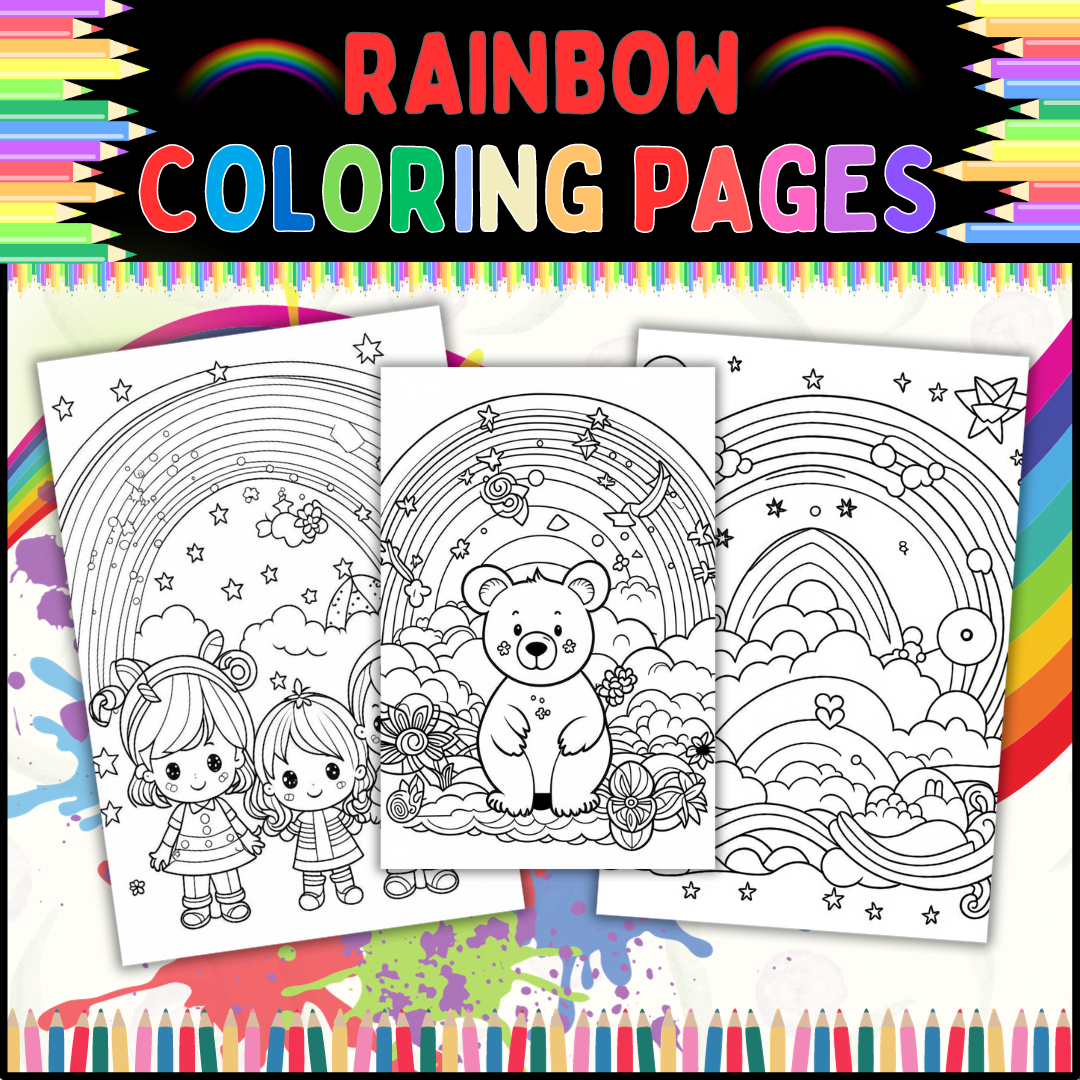 Rainbow Coloring Pages for Kids: Fun and Educational Activities for All Ages