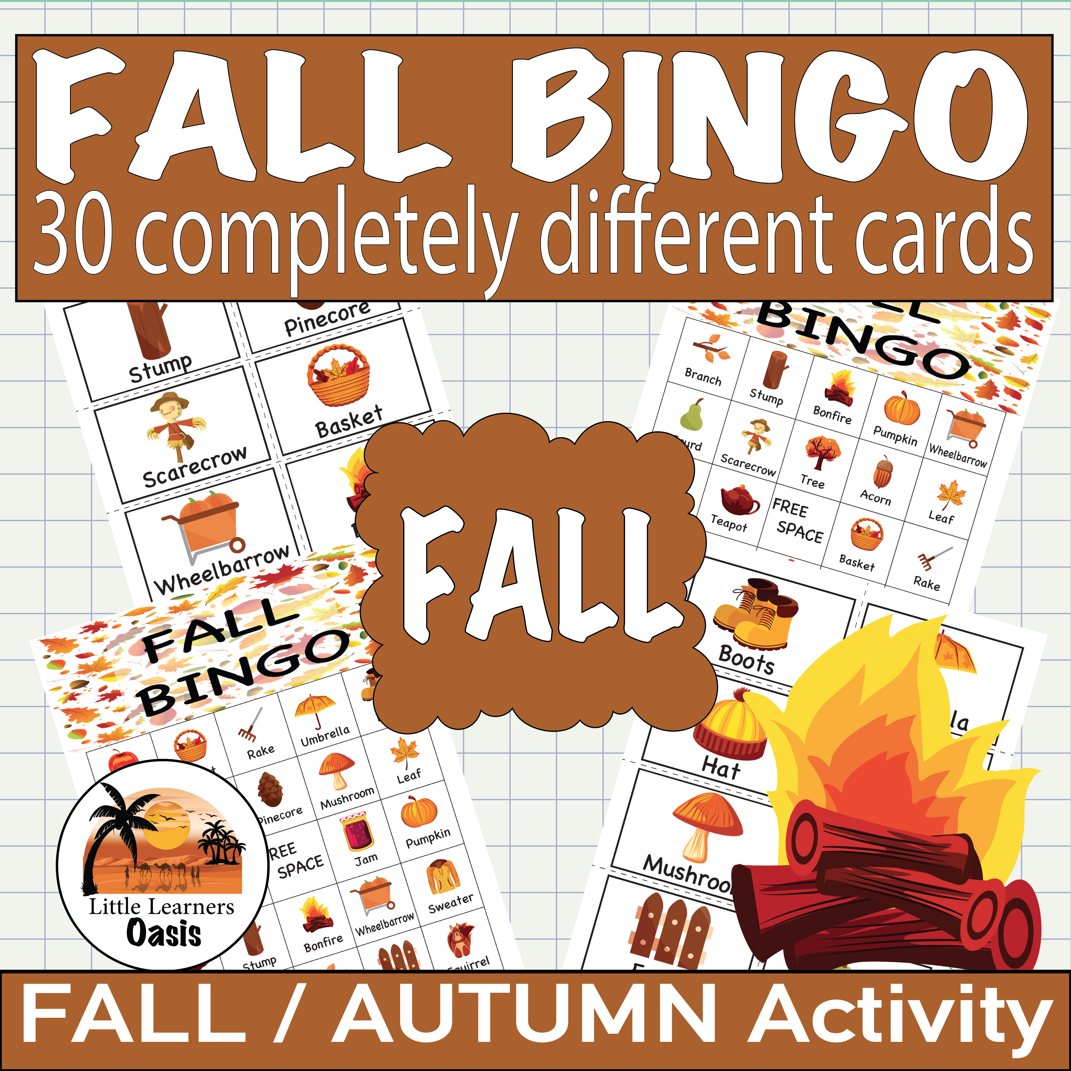 all Bingo Game - Autumn