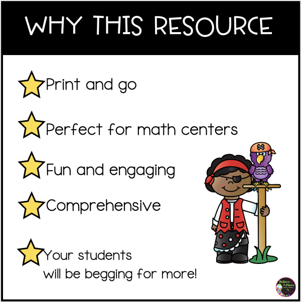 2 Digit Addition Without Regrouping Task Cards | Pirate Theme | Made By ...
