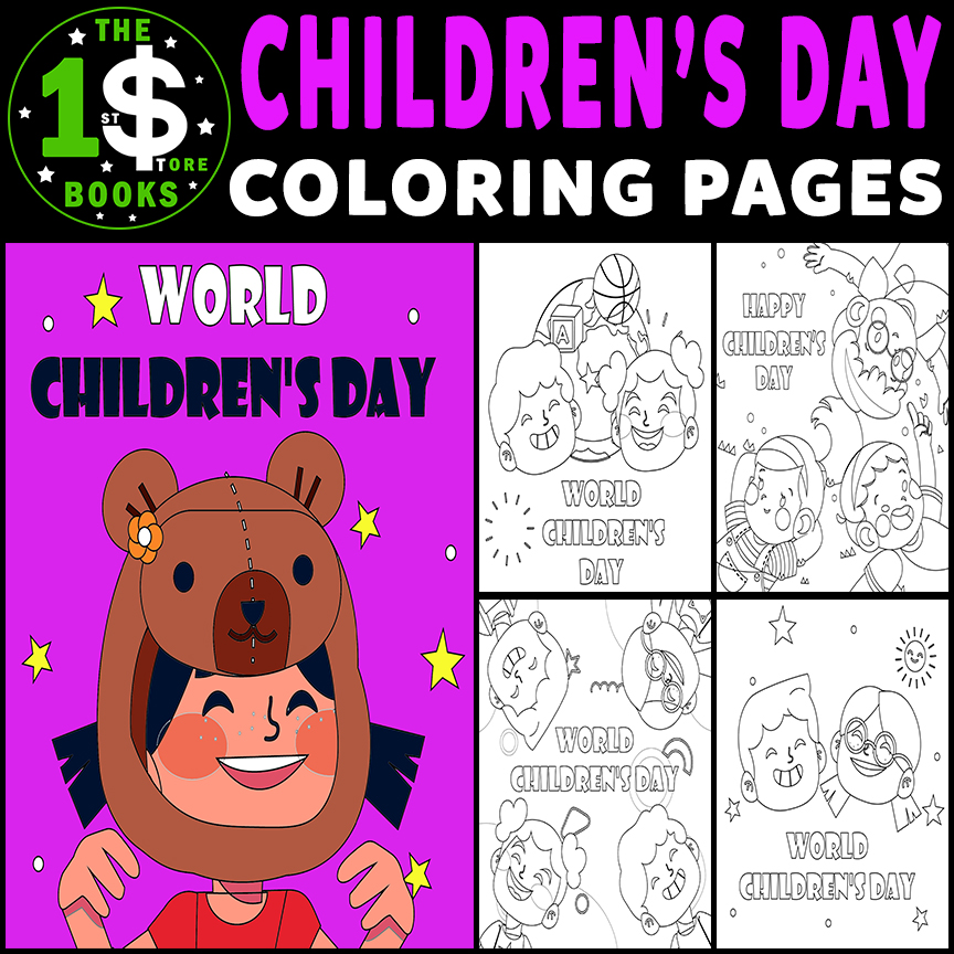 World Children’s Day | Universal Child | National Children’s Day Coloring Sheets