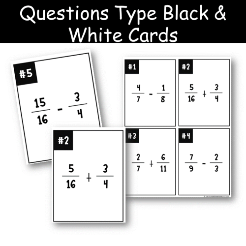 5th Grade Adding and Subtracting Fractions Practice Game Save the Queen ...