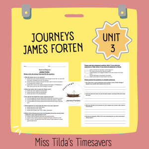 James Forten - Read and Respond Grade 5 Journeys - Made By Teachers