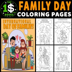 International Family Day | National Family Day Holiday Coloring Sheets