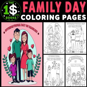 International Family Day | National Family Day Holiday Coloring Sheets