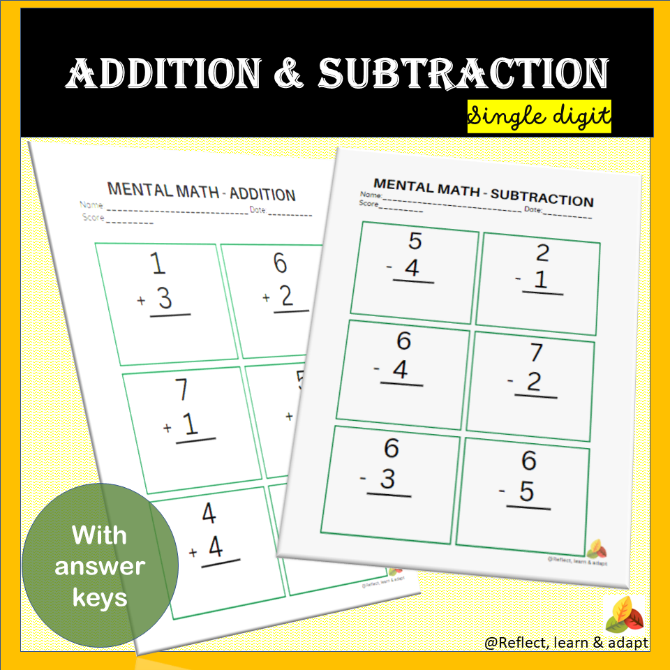 Three digit Subtraction with regrouping | Adaptive Resources | Made By ...