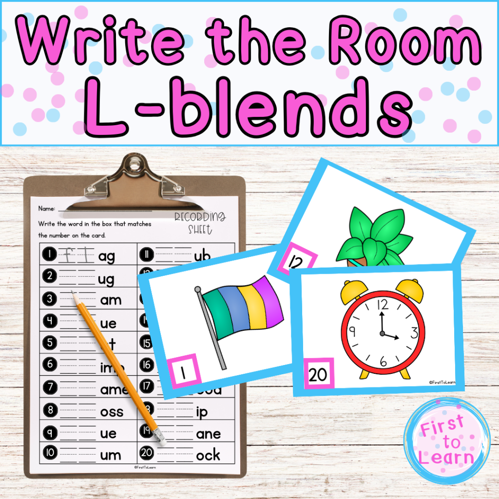 L-blends Write The Room Phonics Activity | Made By Teachers