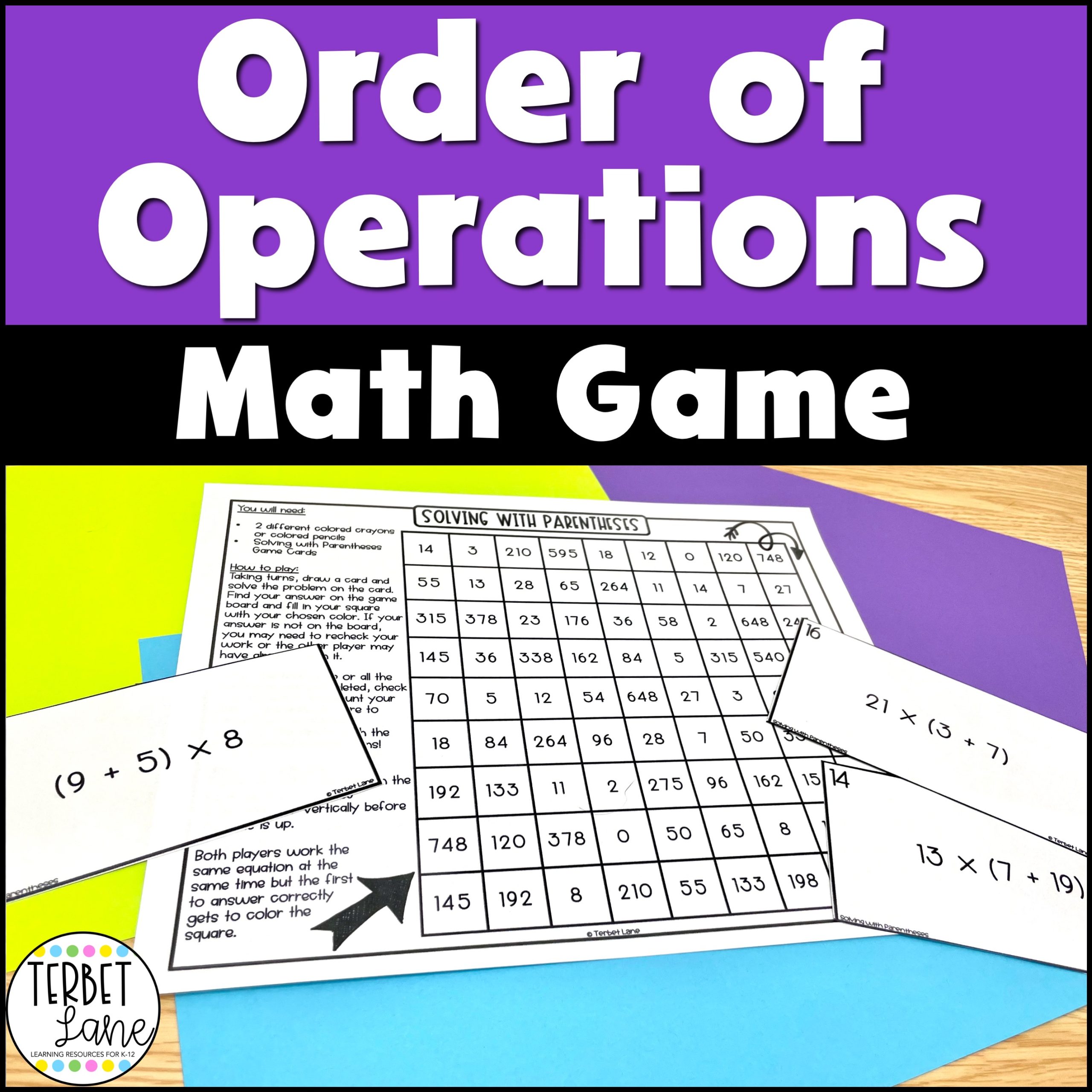 Order of Operations Game | Parentheses Brackets Braces | PEMDAS