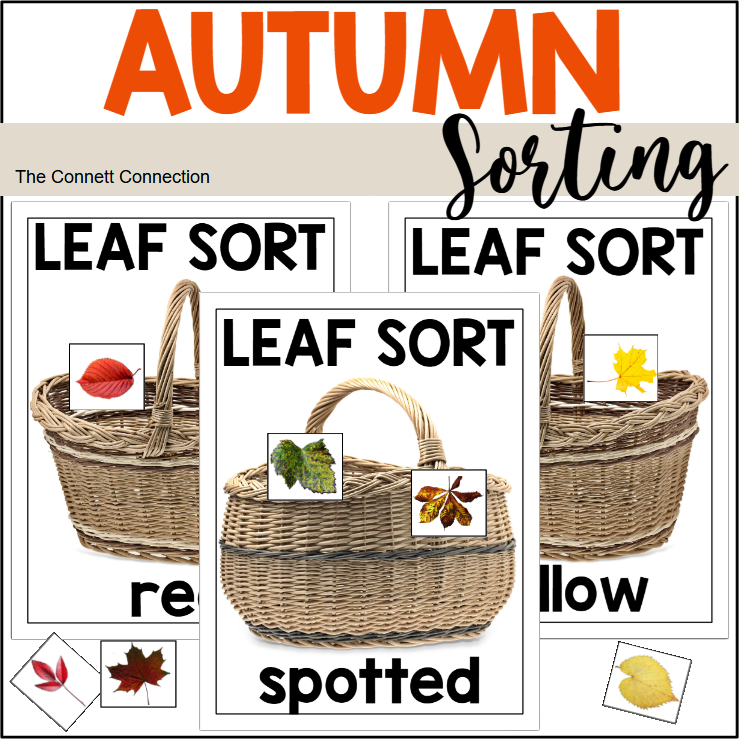 Fall Leaf Sorting Activity