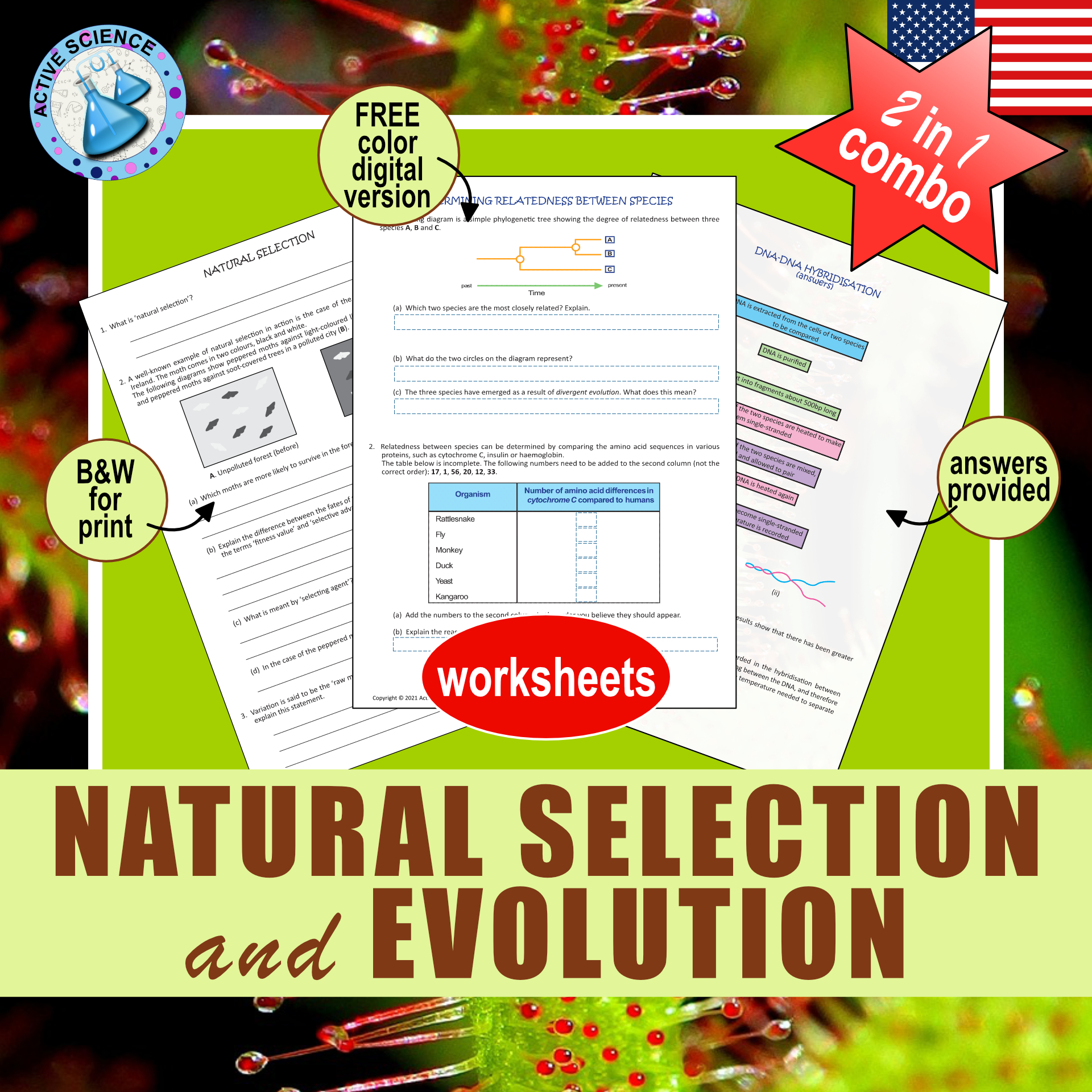 Natural Selection and Evolution (US edition)