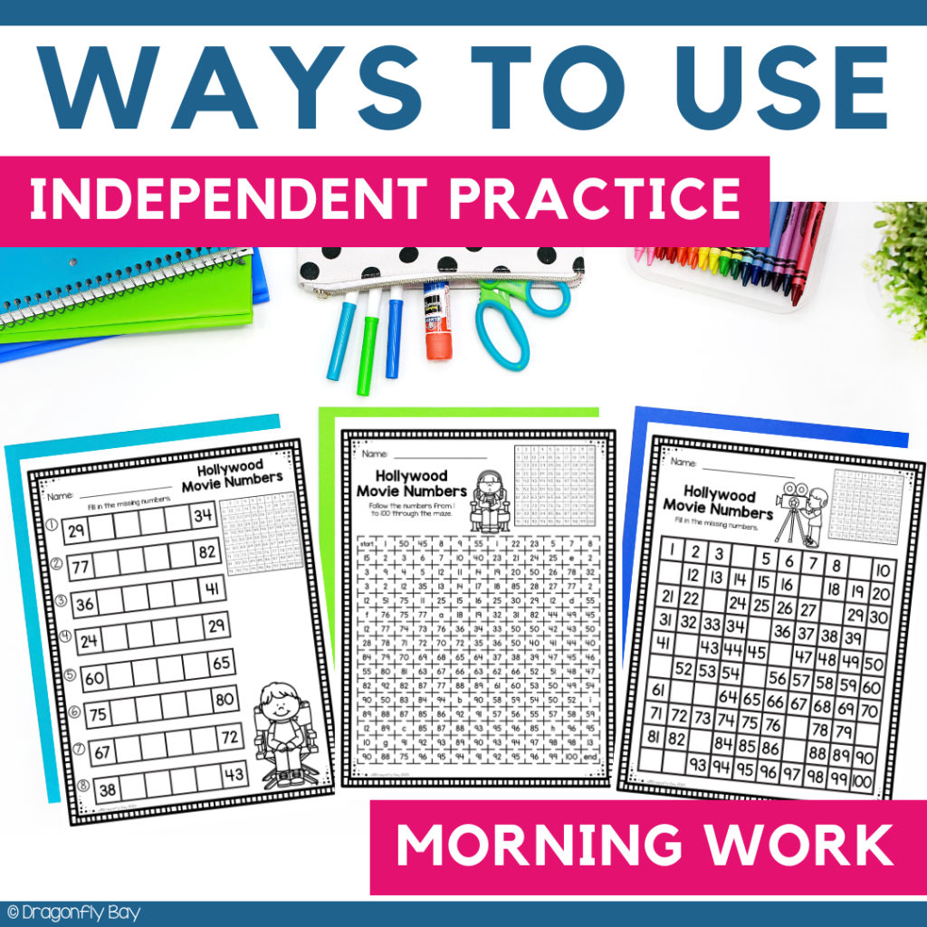 Counting by 1s to 100 Worksheets and Centers Kindergarten Math | Made ...