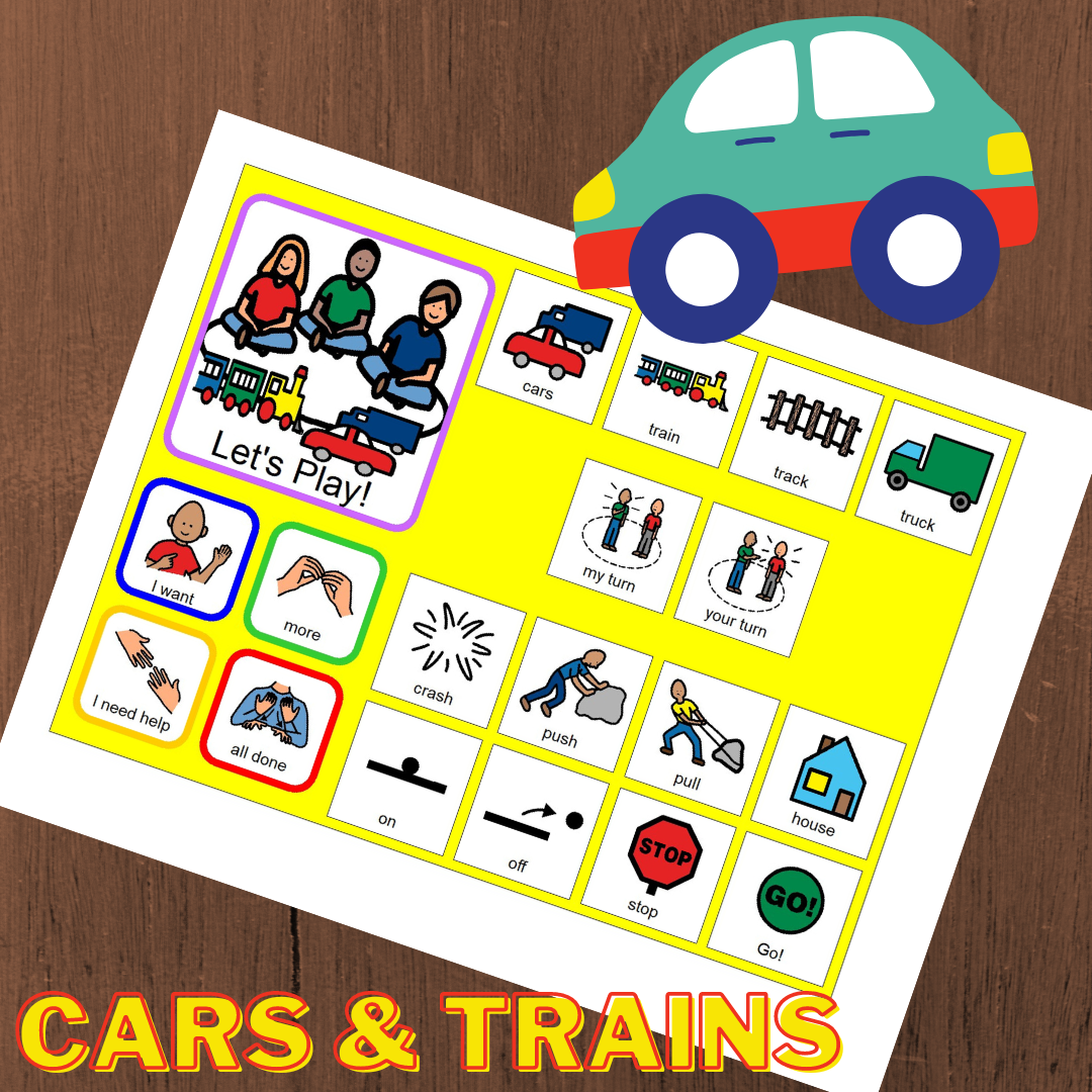 Play-Based Learning Communication Boards & Lessons - Made By Teachers