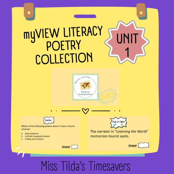 Poetry Collection Quiz - myView Literacy 5 - Made By Teachers
