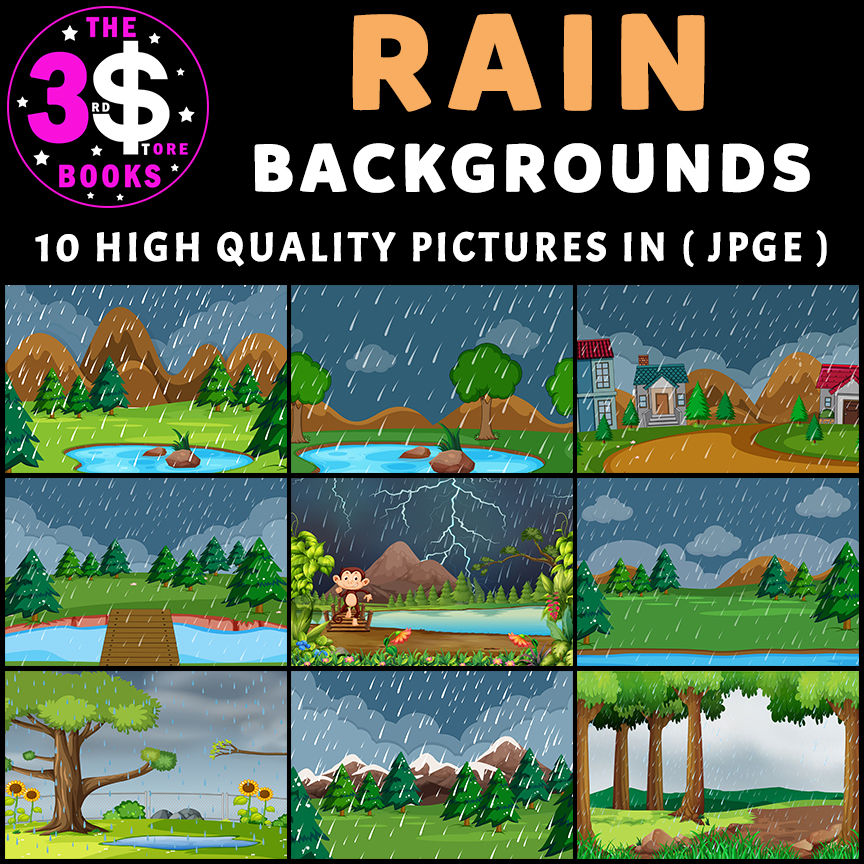 Rain Backgrounds - 1O Pictures