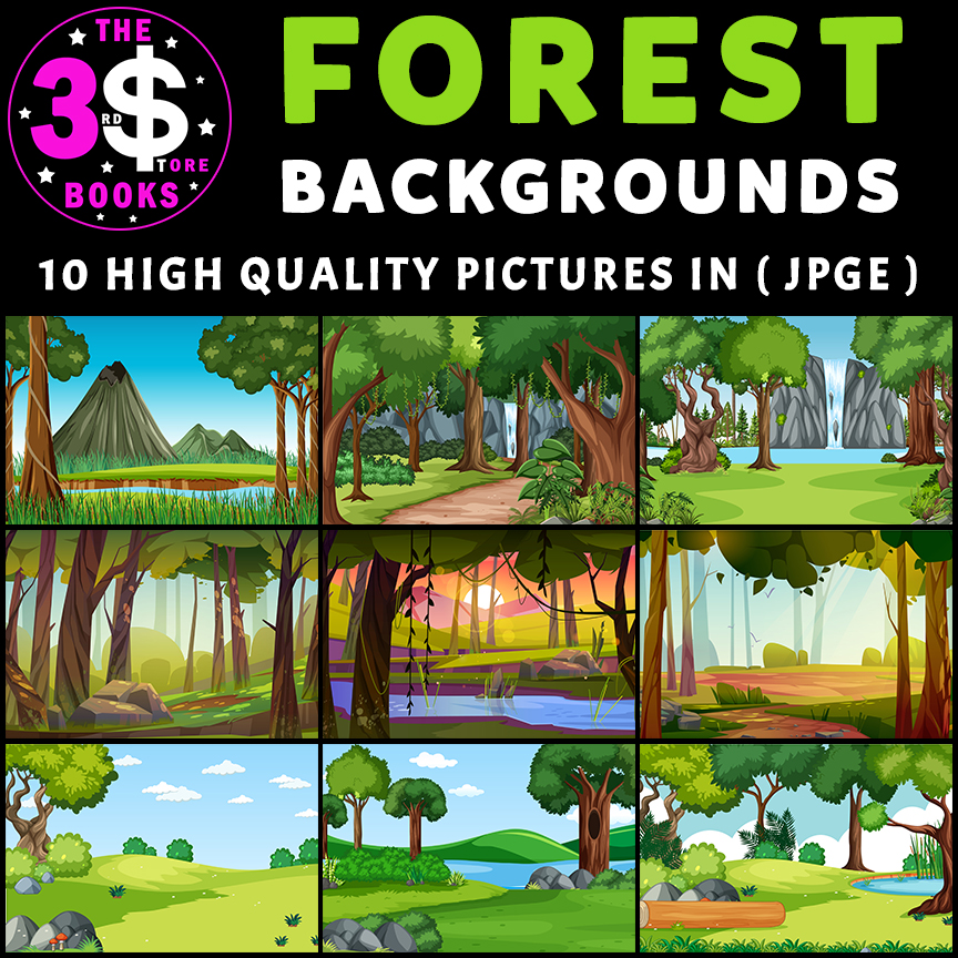 Forest Backgrounds - 1O Pictures