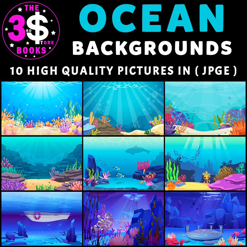 Ocean Backgrounds - 1O Pictures