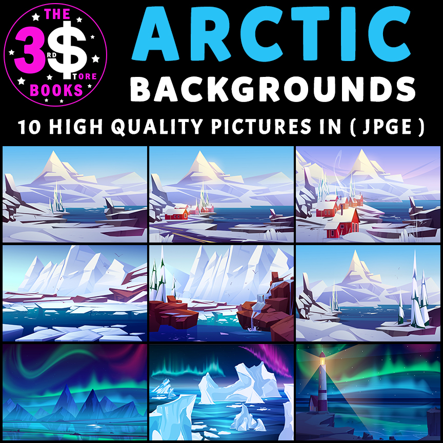Arctic Backgrounds - 1O Pictures