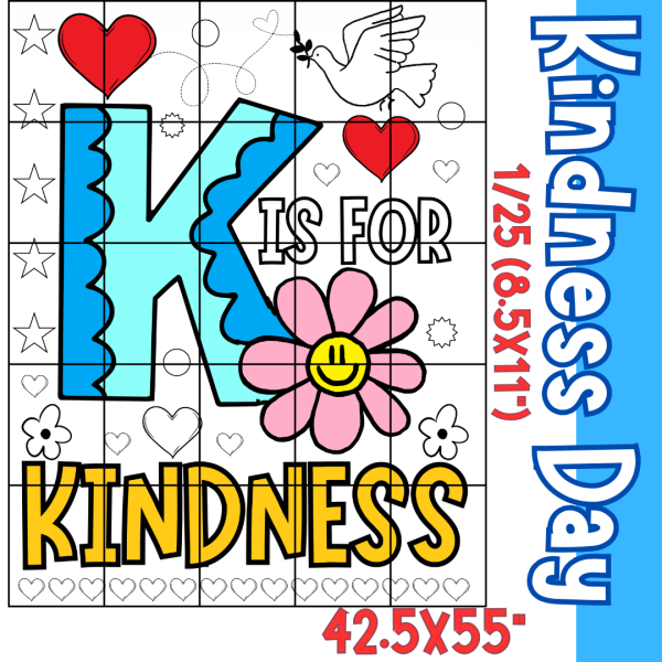 Kindness Day - Collaborative Poster Coloring |K is for Kindness ...