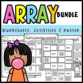 array worksheet bundle