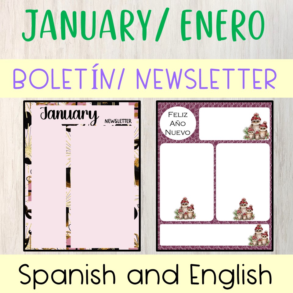 January newsletter Spanish and English