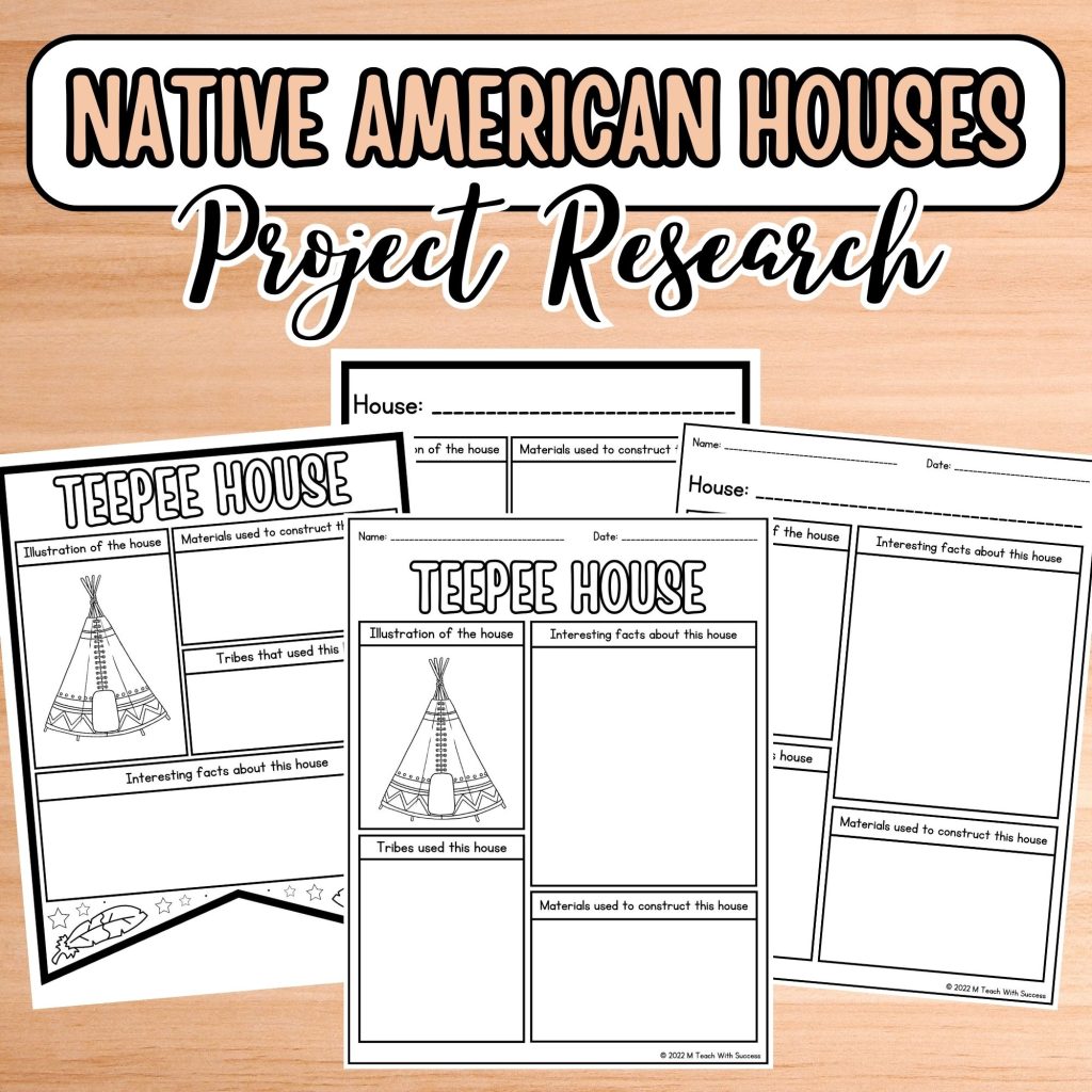 Indigenous People Housing Project Research, Native American Houses ...