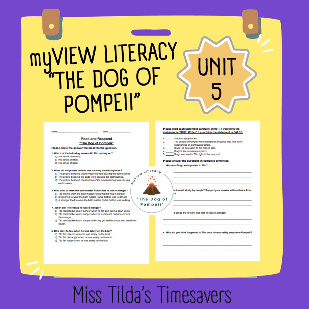 The Carp - Read and Respond myView Literacy 5 - Made By Teachers