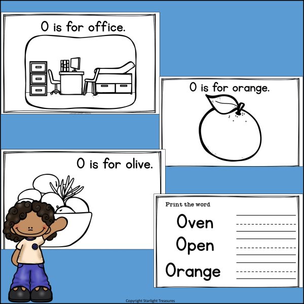 Alphabet Letter of the Week: The Letter O Mini Book - Made By Teachers