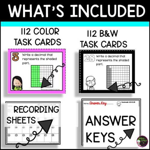Decimals Identifying Decimals Task Cards - Made By Teachers