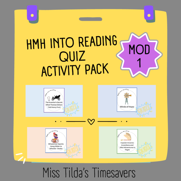 Grade 5 HMH into Reading Quiz: Module 1 - Made By Teachers